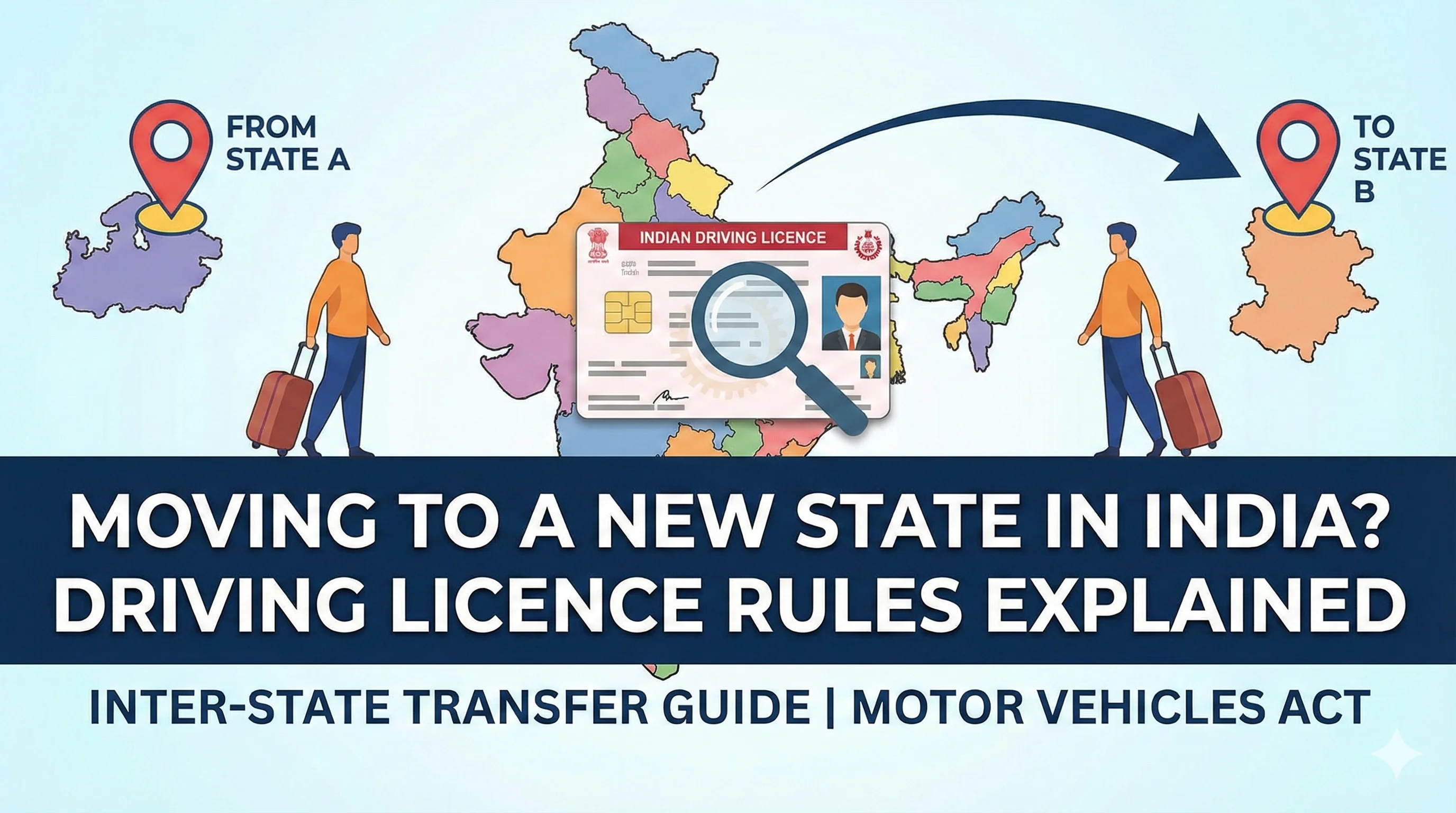 Driving Licence Rules When Moving to Another State in India